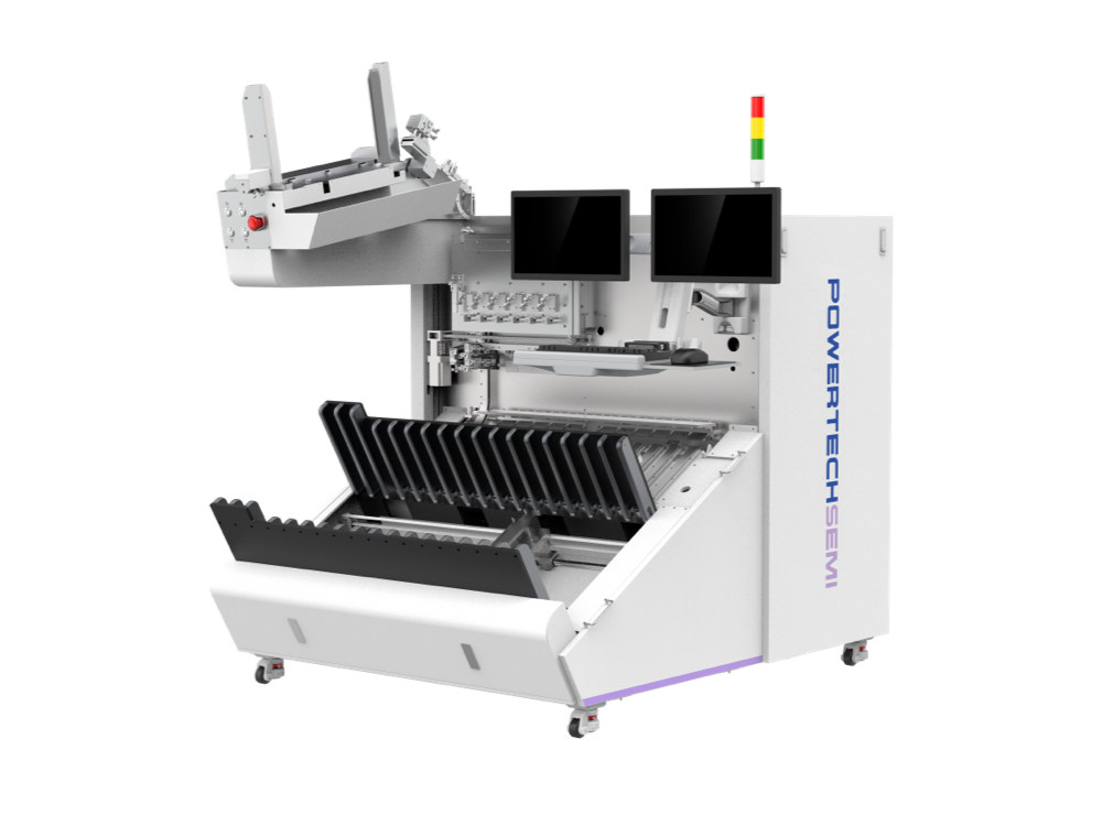 Gravity double track sorting machine